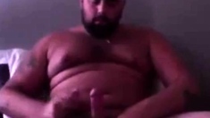 Handsome Popper Bear Self Facial Cumshot