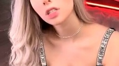 Blonde teen Kiara Knight hot POV blowjob and fucking on cam