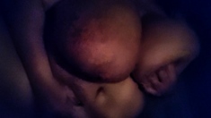 Big boobed Memphis masturbates in a bodystocking