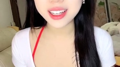Amateur asian teen licks ass and sucks cock