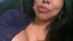 Big boobs milf masturbates with her dildo
