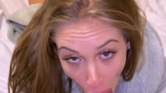 amateur blowjob cumshot finish in her mouth