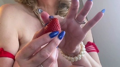 Blonde Nice Big Boobs Masturbating