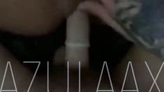 Real blonde amateur giving a POV blowjob
