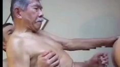 Bareback Daddy and Asian Youngster