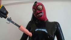gentle fetish anal actions with latex and bdsm