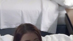 Nasty brunette pornstar with big boobs