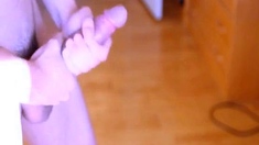 Twink Creamy Orgasm with a Buttplug