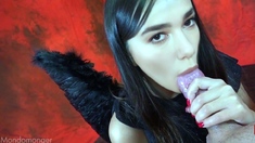 Amateur girlfriend homemade pov blowjob