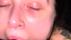 hardcore amateur blowjob and cumshot on the face