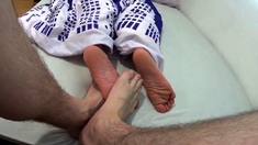 Playing Footsie With My Twink Emo Bestie