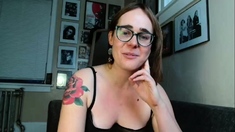 Solo ladyboy masturbation
