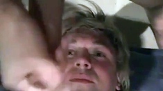 Big Cock Amateur Face Blasts Twink After Blowjob