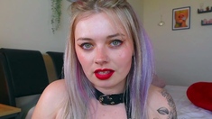 Webcam Busty Blonde Stripped Covered By Oil Anal Masturbate