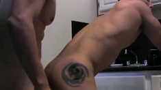 Hunk Latin Barebacks His Muscular Boyfriend