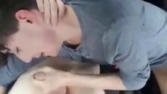 Big Cock Blowjob in the Car at a Public Park
