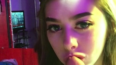 POV Blowjob Teen Girl Brunette Compilation