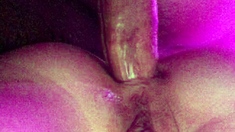 Close up fuck girl in big cock