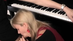 Milf Blonde Loves his Big Cock