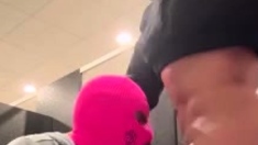 Kendoll Gets Risky Blowjob In Public