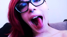 Ruby Rapture - Close-Ups Of My Long Tongue