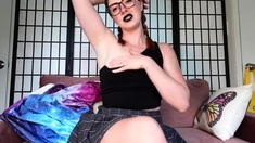 Itskinkerbell - Goth Classmate Pits And Feet Bullying Joi