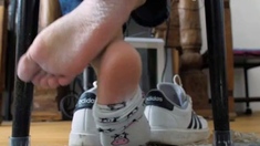 Foot Tongue Mouth And Vore Camilla Adidas Shoeplay In Socks
