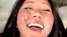 Asian Whore Double Cum Facial