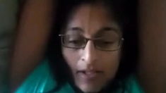 Hot desi indian aunty giving blowjob and fucking lover