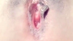 18yo creamy pussy cums