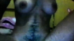 Hairy Tomboy Showing In The Webcam