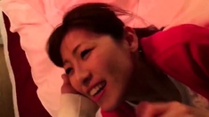 japanese cheating girl blow job