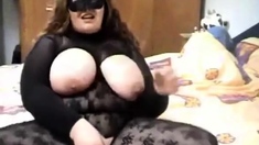 BBW german mom alone and horny