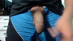 Soft Latino Uncut Big Wet Dick Stroking