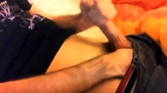 my cock slow wank and cumming hard