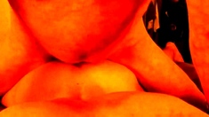 Old man cums in, moaning